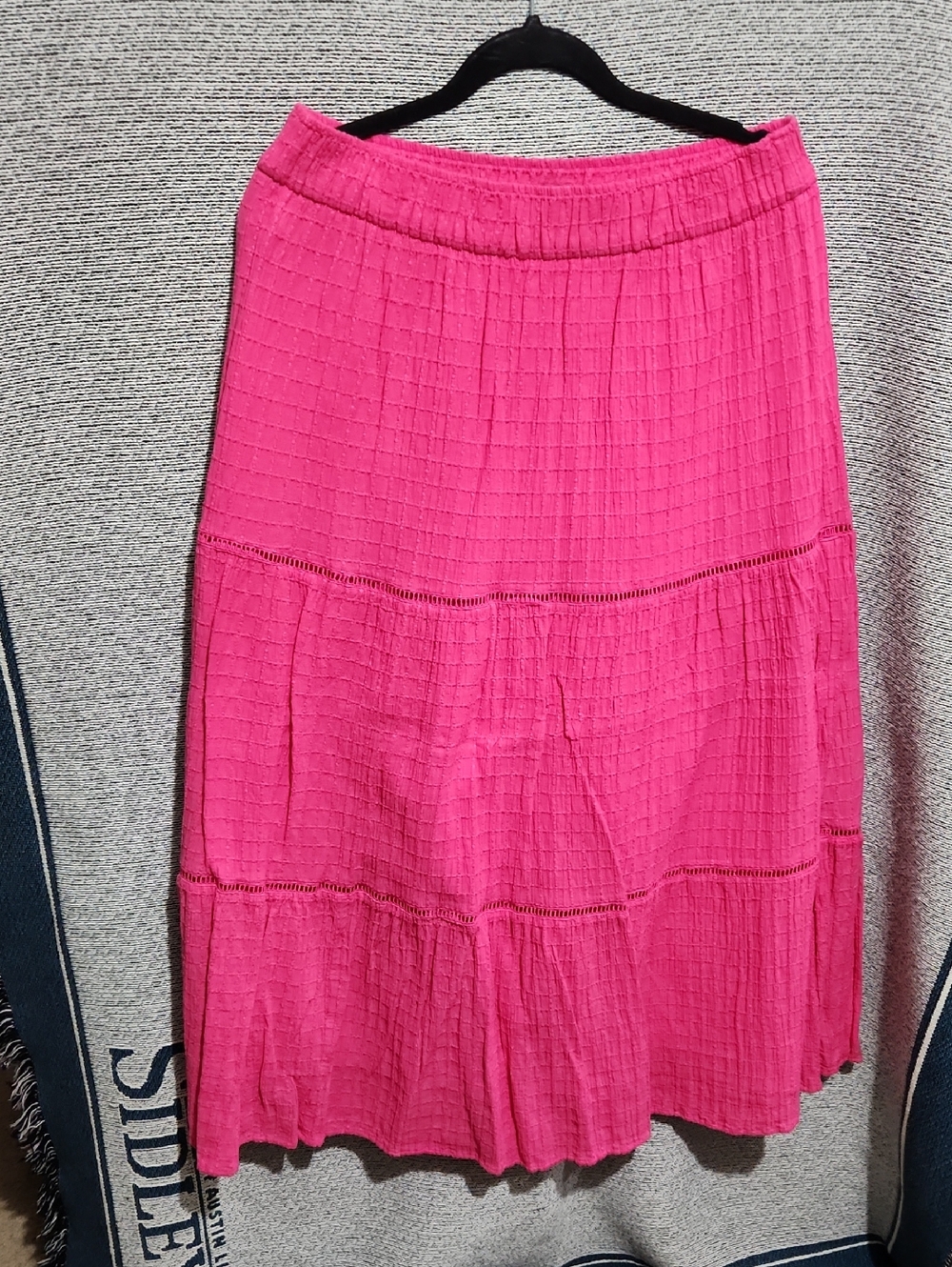 Wonderly Pink Tiered Maxi Skirt